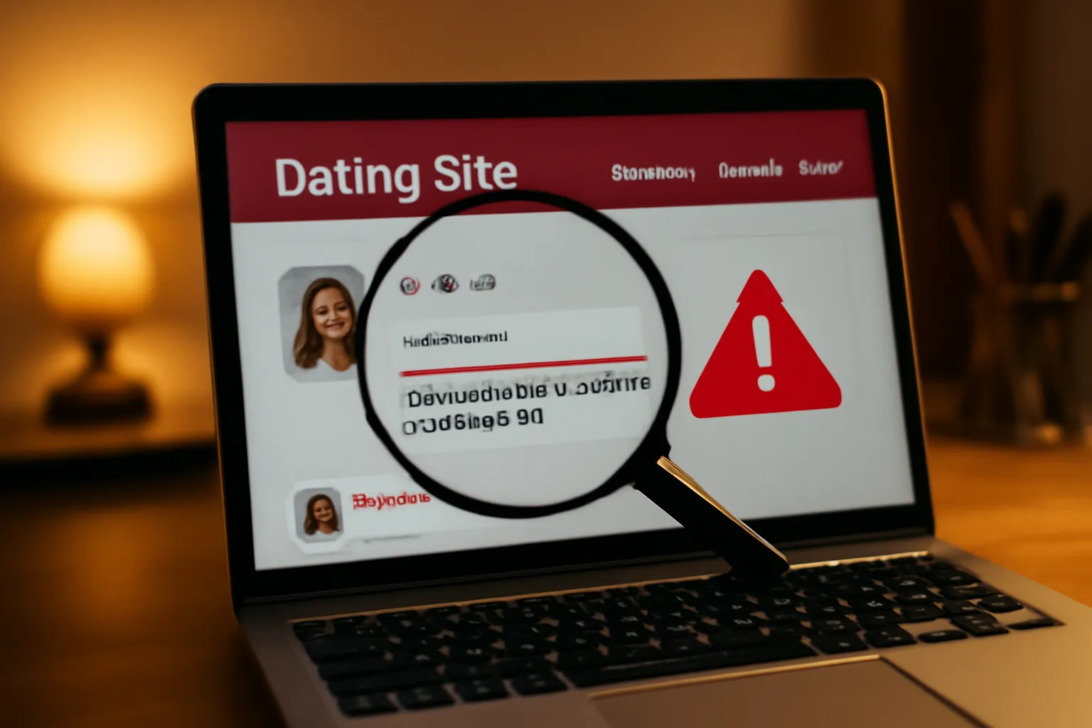 Signes d'alerte d'une arnaque sentimentale en ligne