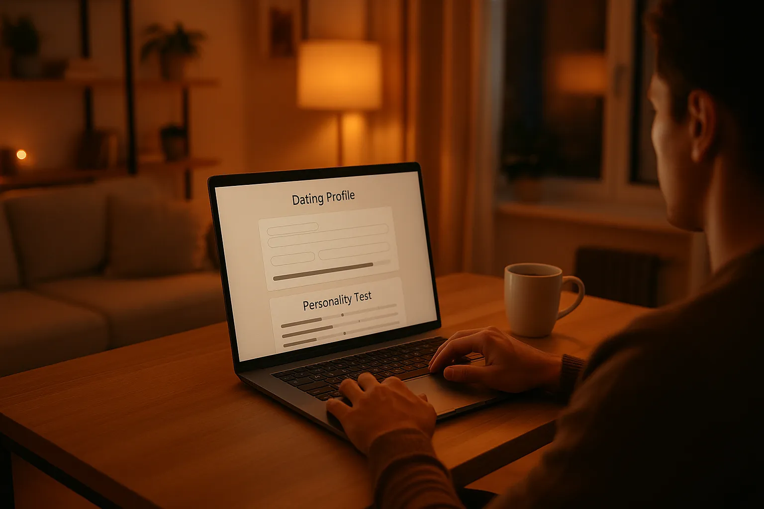 Ecran d'inscription eDarling avec guide etape par etape