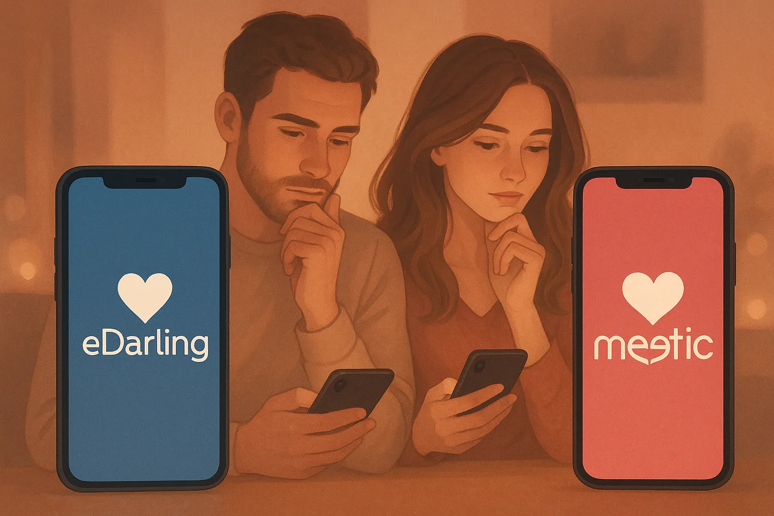 Comparatif eDarling vs Meetic 2026